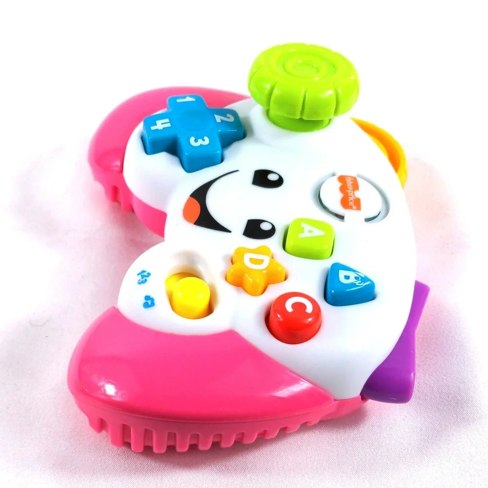 Fisher-Price Laugh & Learn Game & Learn Controller Pink Musical Toy FNT06